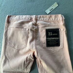 J.Crew Toothpick denim NWT